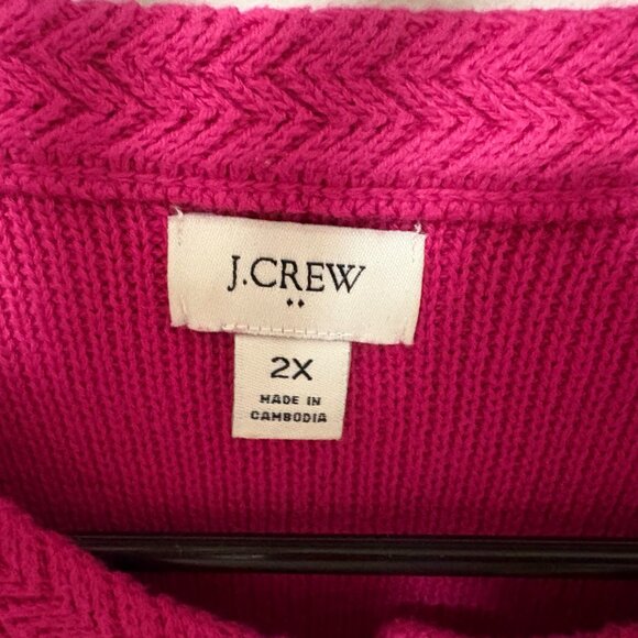 J.Crew Factory Women’s Cotton Lady Jacket Cardigan Sweater - 2X - Picture 4 of 4